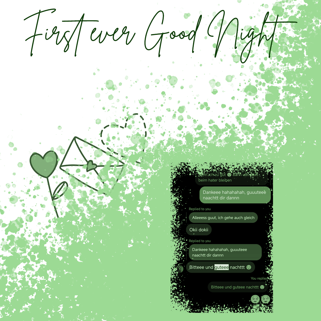 Our first good night message